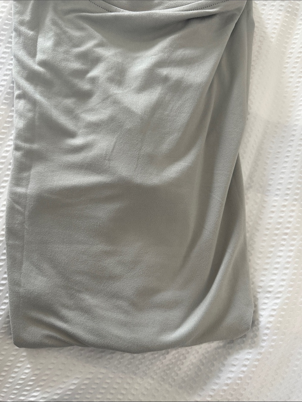 Light Grey Short-Sleeve Bodysuit Top by Barely There - Picture 3 of 3